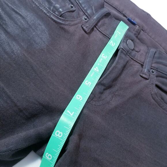 POLO Ralph Lauren Ladies Brown Moto Ankle Zip Pants Bikercore - Picture 7 of 13